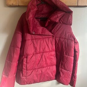 Banana Republic Bold Red Puffer Jacket